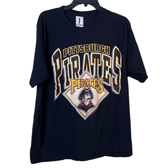Vintage Pittsburg Pirates MLB 1991 Graphic T-Shirt Size Large Y2K - Picture 1 of 7